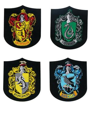 4 écussons Maisons de Poudlard - Harry Potter