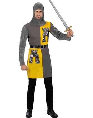 Costume da Cavaliere Medievale da uomo taglie forti