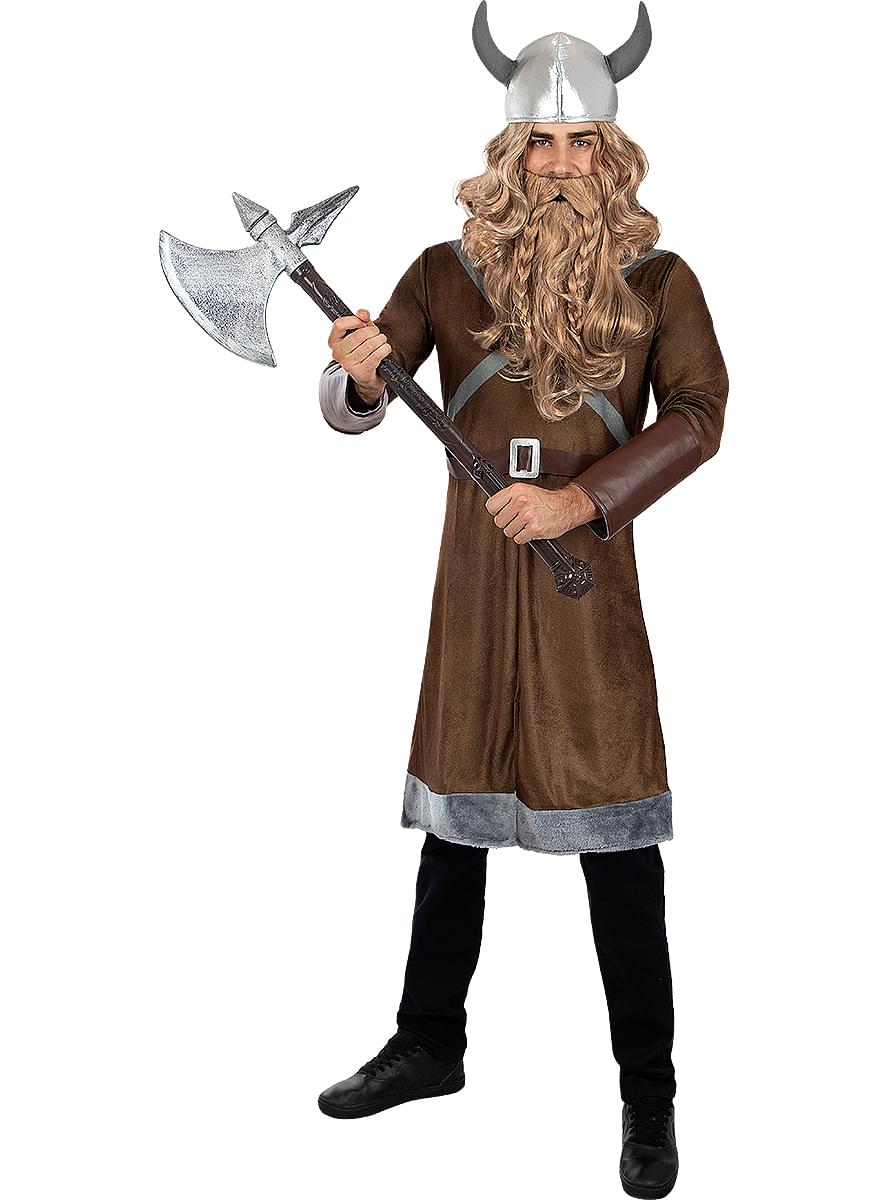 Vikingakostýmið stór