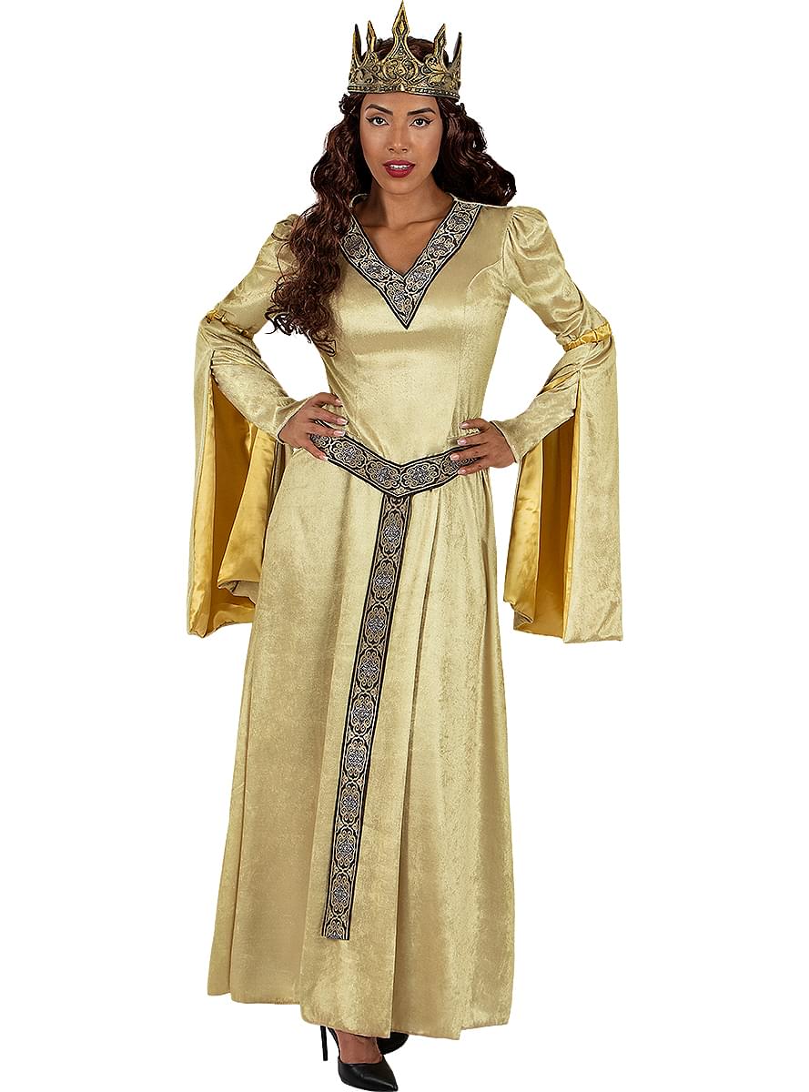Lady Guinevere Deluxe búningur fyrir konur, stór stærð