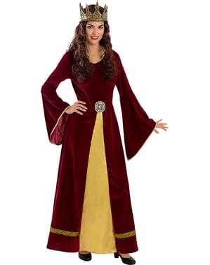 Maskeraddräkt Lady Guinevere för henne stor storlek