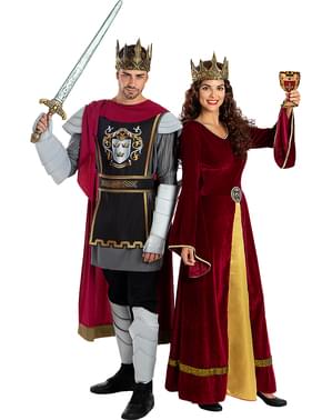 Costume da Lady Ginevra da donna taglie forti