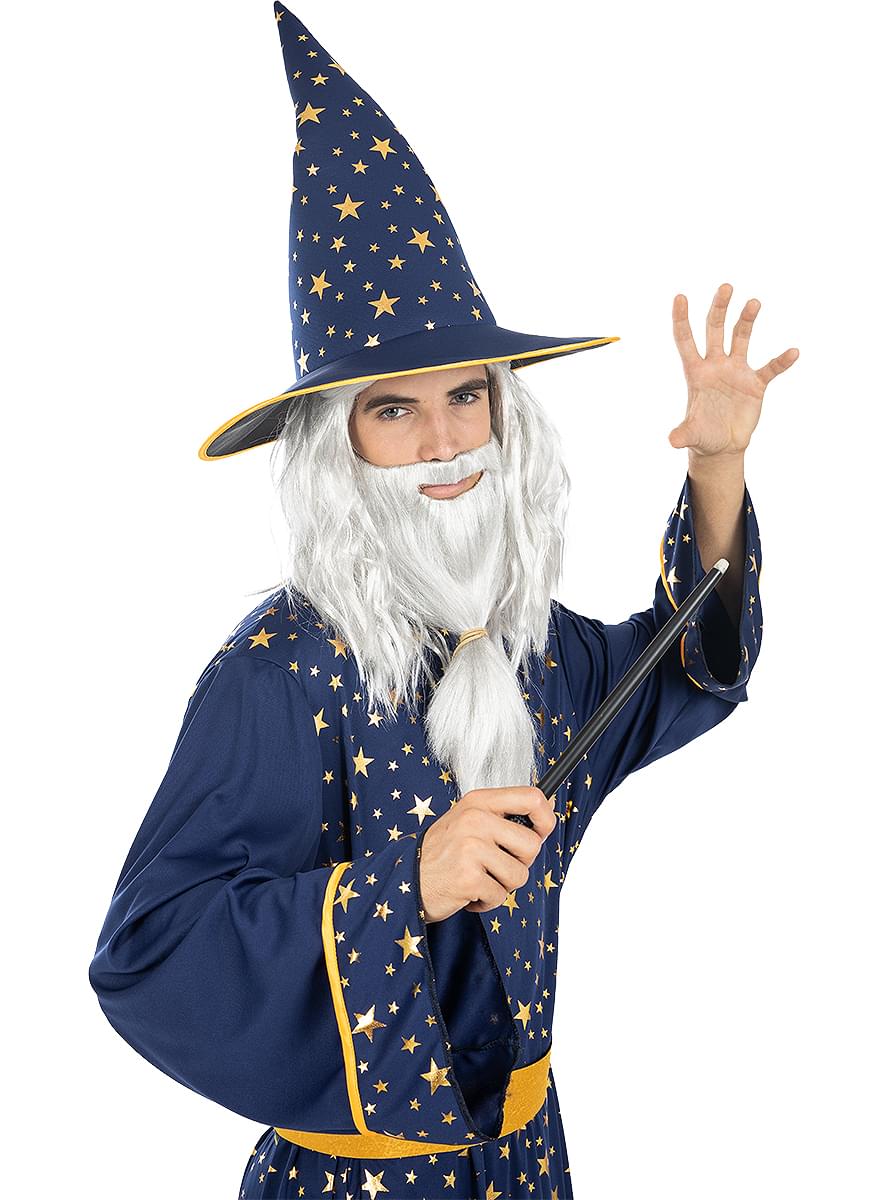 Trollmannskostymet Merlin til menn