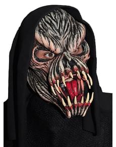 Máscara de monstruo de los colmillos para adulto