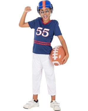 Funidelia | Casco de fútbol Americano para niño y niña Rugby, Quarterback,  Fútbol Americano, Profesiones - Color: Azul, Accesorio para Disfraz 