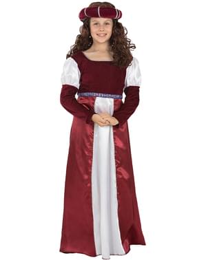 Medieval Princess Kostyme til jenter