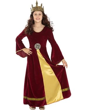 Lady Guinevere-kostuum Voor Meisjes