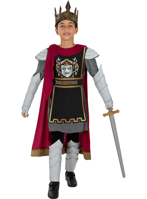 Deluxe King Arthur Costume for Boys