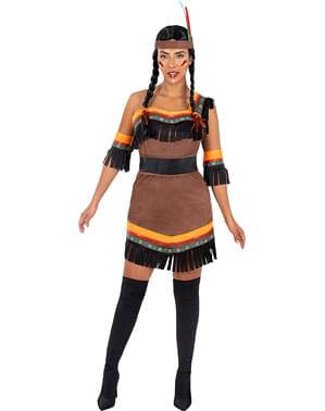 Deluxe indianer kostume til kvinder