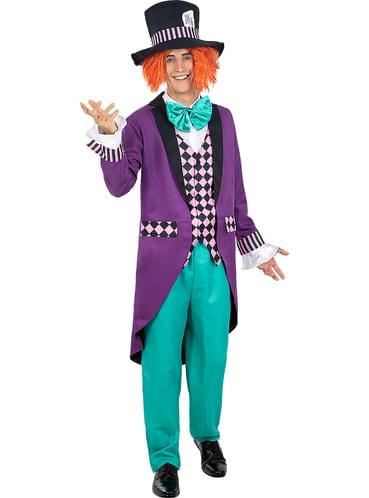 Mad Hatter Kostuum Voor Mannen Volgende Dag Geleverd Funidelia