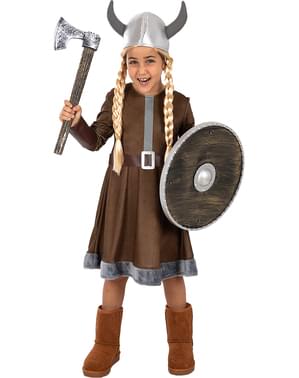 Disfraz de Vikingo para niña