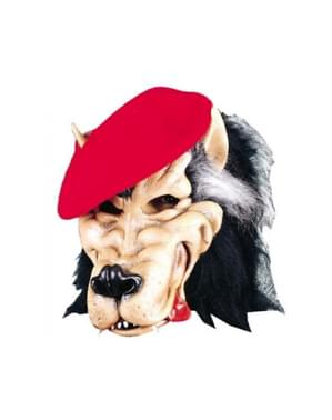 Maschera da lupo cattivo per adulto