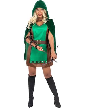 Robin Hood kostume til kvinder Plusstørrelse