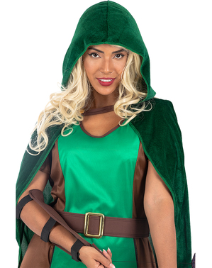 Costum Arcaș Robin pentru femei de dimensiune mare