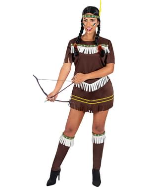 Indianer kostyme til dame