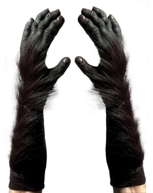 Rukavice pro dospělé gorilí ruce