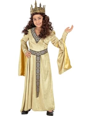 Deluxe Lady Guinevere Costume for Girls