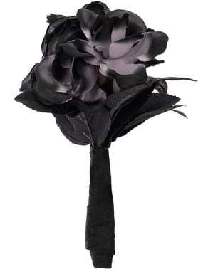 Bouquet de fleurs noir