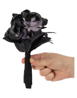 Bouquet de fleurs noir