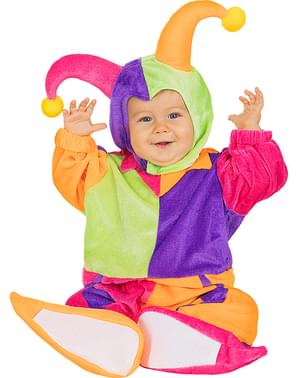 Costum de bufon pentru bebeluși