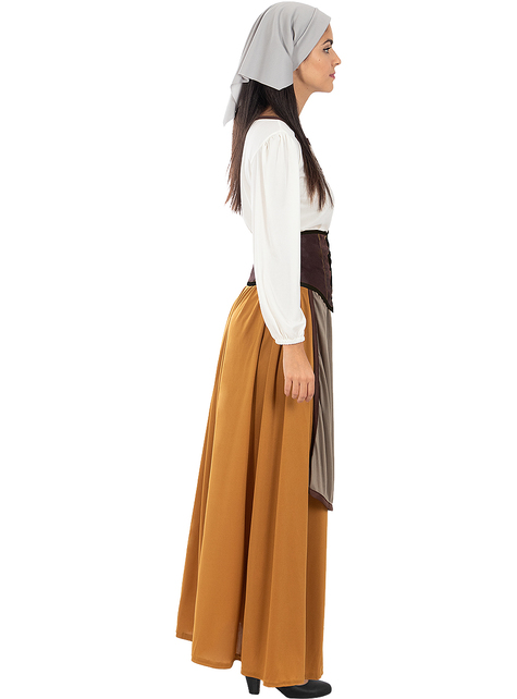 Disfraz de campesina medieval para mujer