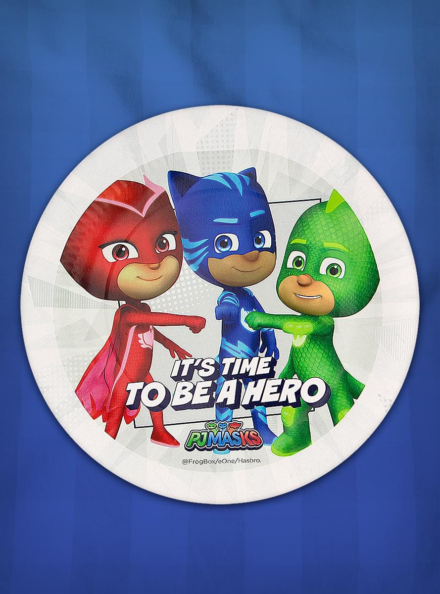 8 Plates - PJ Masks (23cm)