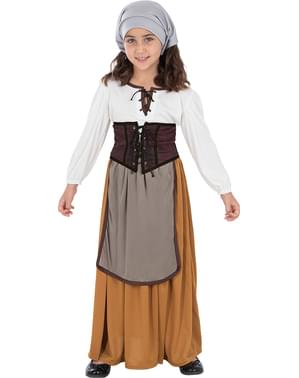 Costume Medievale da Contadina Matilde per donna