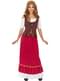 Disfraz de tabernera medieval clásica para mujer talla grande