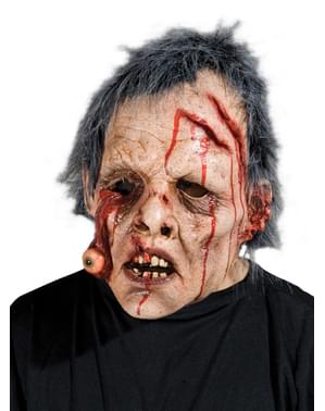 Mask Zombie med utploppande öga för vuxen