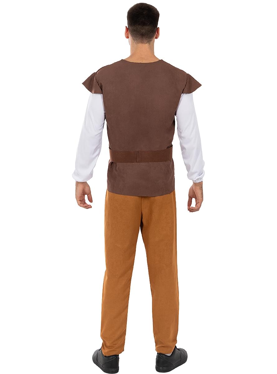 Disfraz de tabernero medieval para hombre talla grande