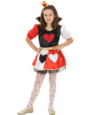 Herzkönigin Kostüm für Mädchen