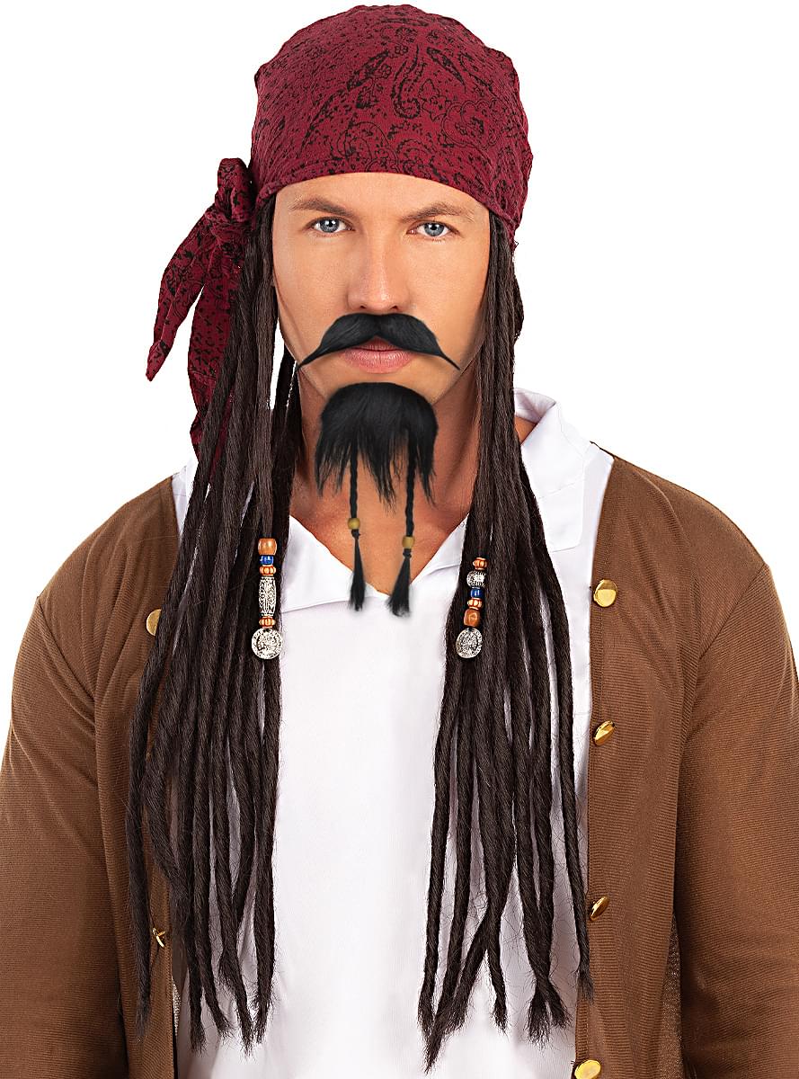 Bigote y perilla de pirata