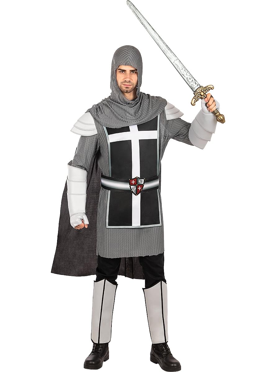 Disfraz de caballero medieval Deluxe para hombre