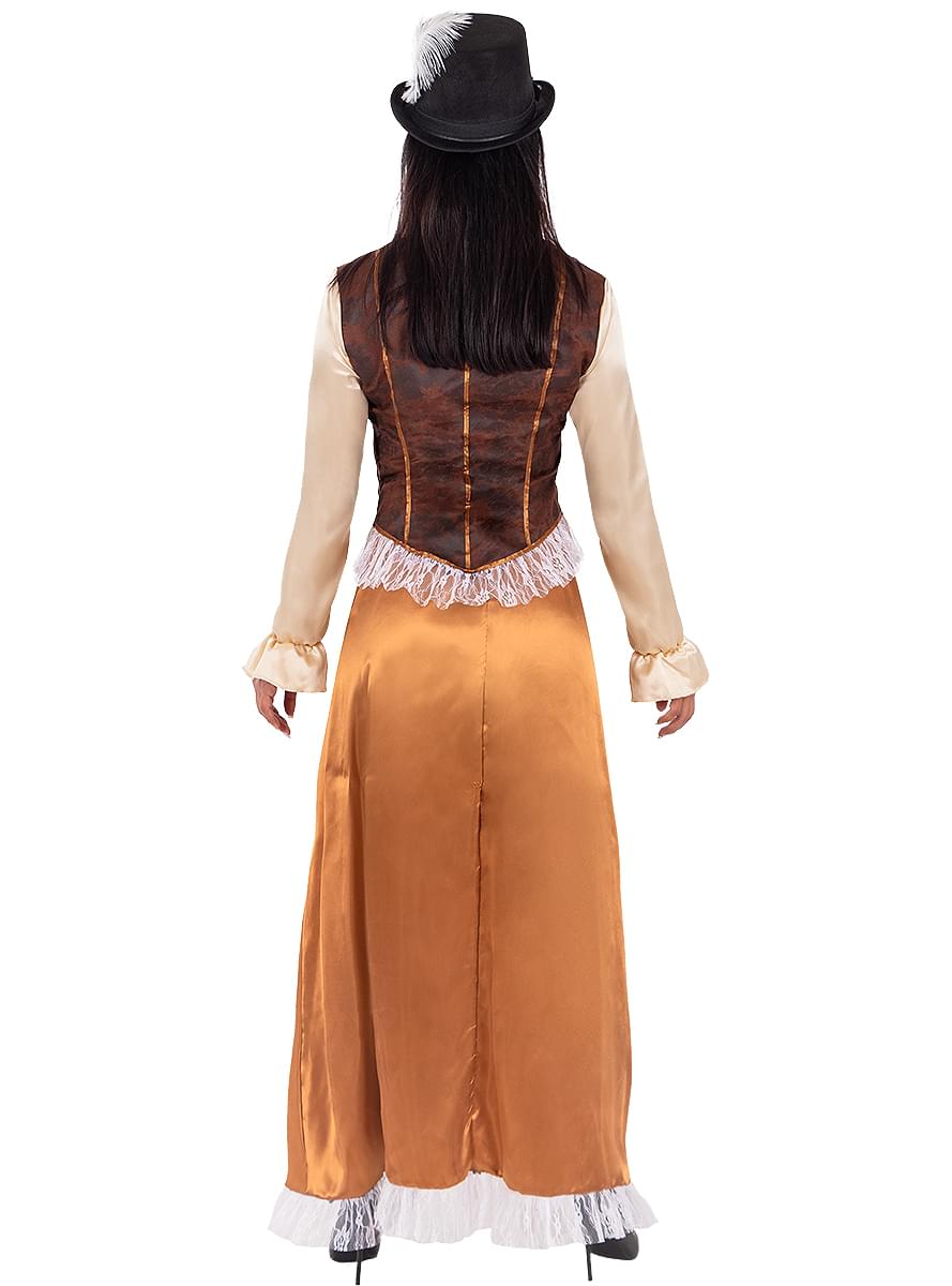 Steampunk Kostüm lang für Damen