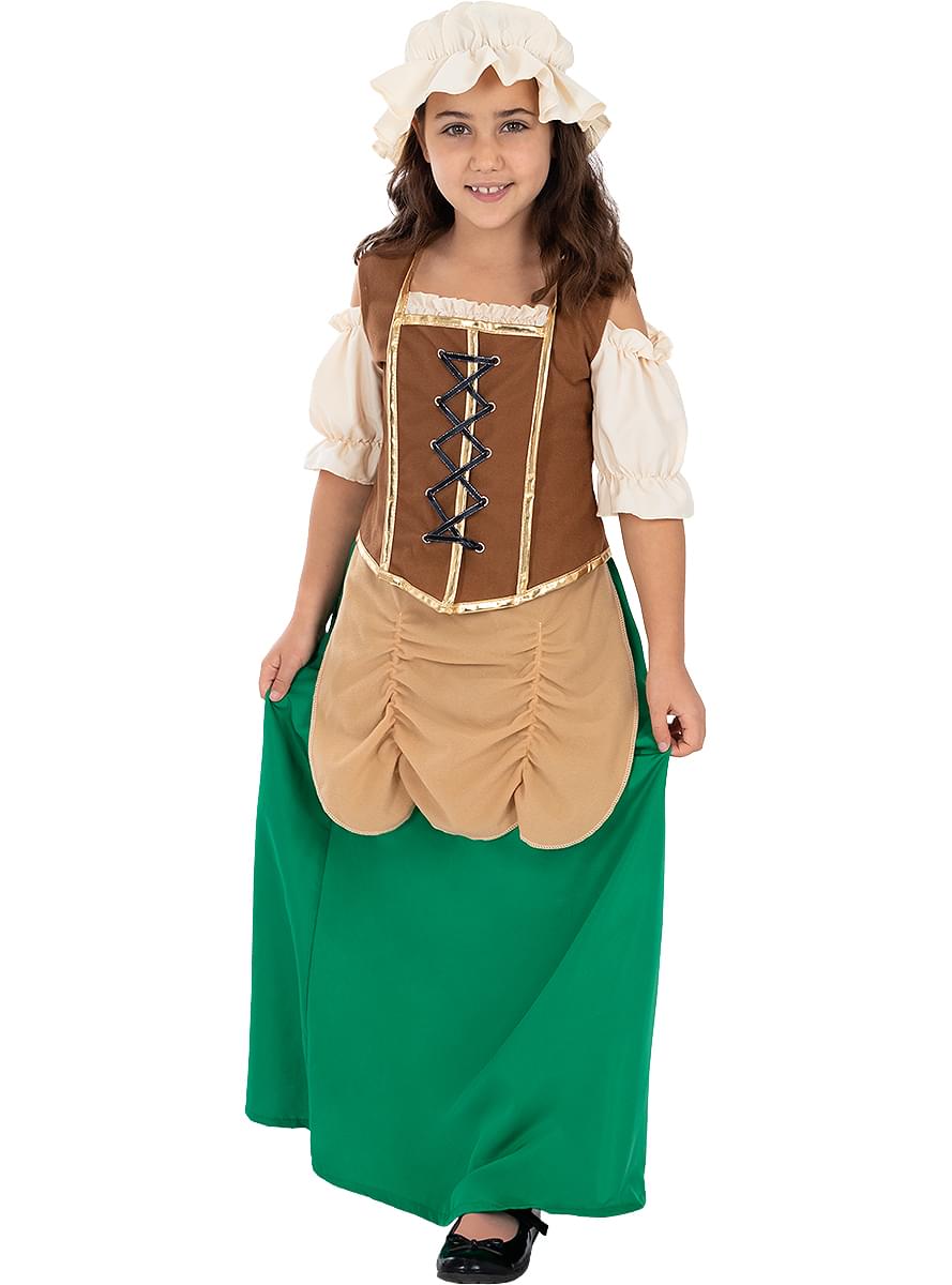Medieval Innkeeper Kostyme til jenter