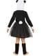 Costum de urs panda pentru fete