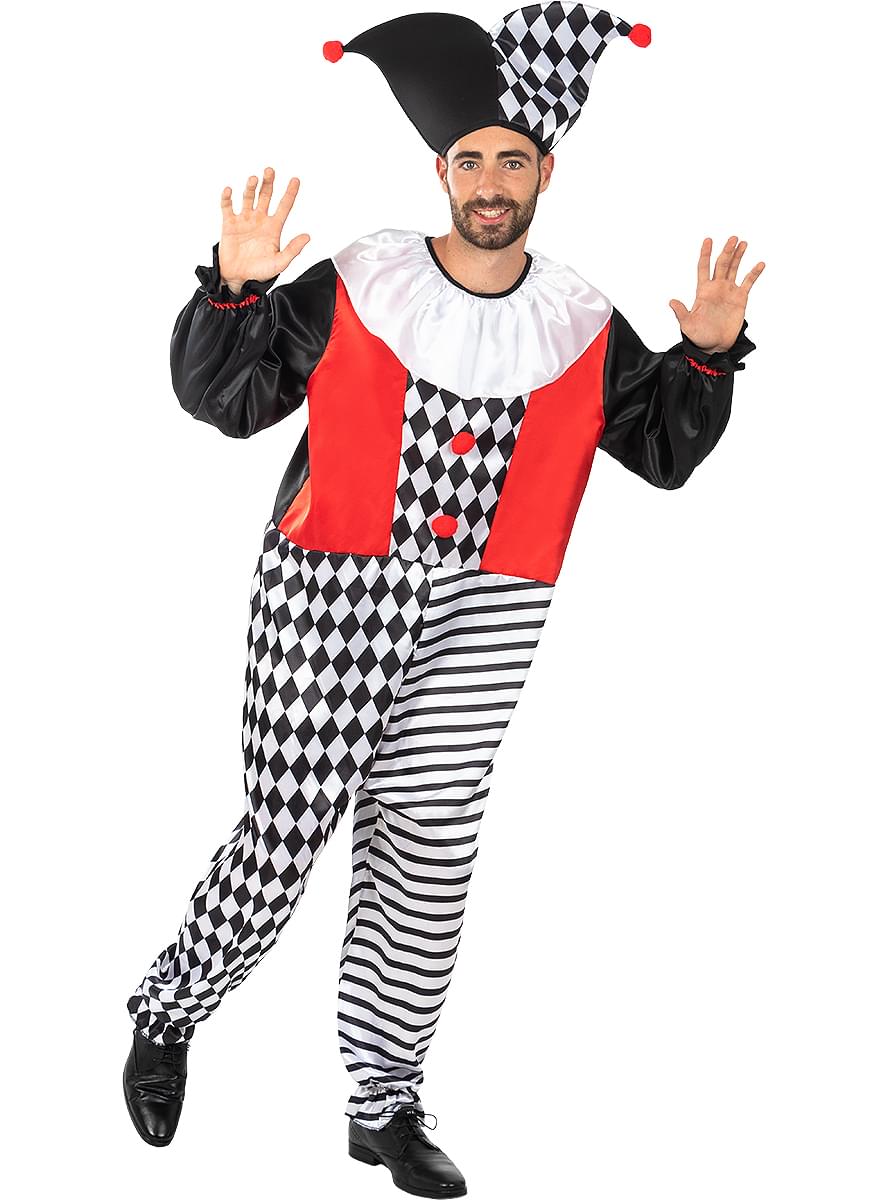 Harlequin kostyme til herre