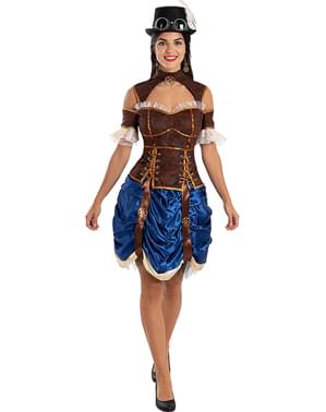 Disfraz de Steampunk corto para mujer