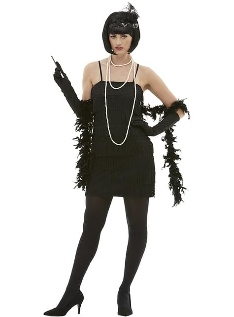 Boa en plumes, bleu/noir, 72 po, accessoire de costume à porter pour  l'Halloween