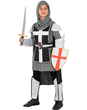Costum de cavaler medieval Deluxe pentru băieți