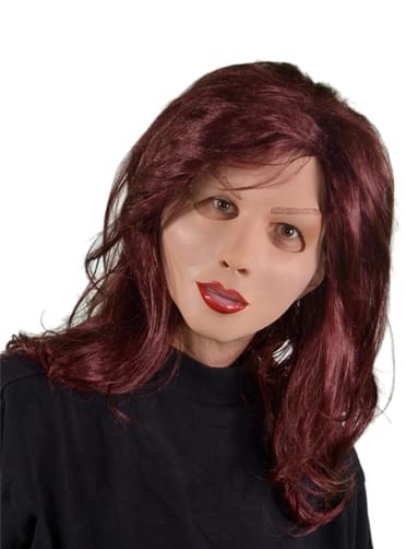 Masque poupée rousse femme