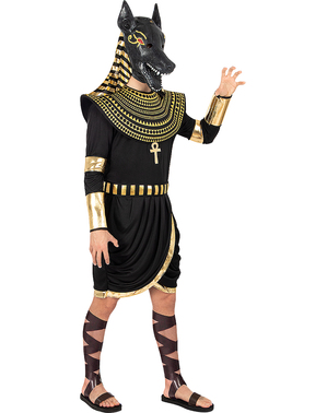 Costum de zeu Anubis pentru bărbați mărime mare