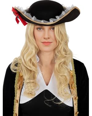 Chapéu de pirata para mulher