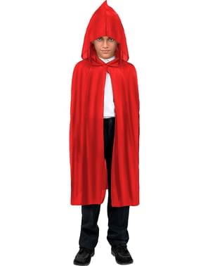 Detský červený čertovský plášť