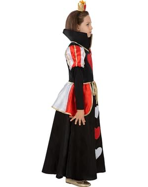 Klassisk Queen of Hearts kostyme til jenter