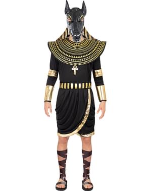 Men's Egyptian Costume Ancient Robe Pharaoh Egypt King Set Halloween Fancy  Dress