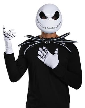 Jack Skellington The Nightmare Before Christmas Maske Akkompagnement Sett Voksen