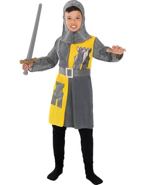 Fato Cavaleiro medieval para menino