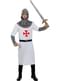 Disfraz de caballero templario para hombre