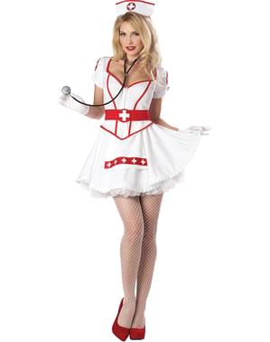 Deluxe sexy dámsky kostým zdravotnej sestry